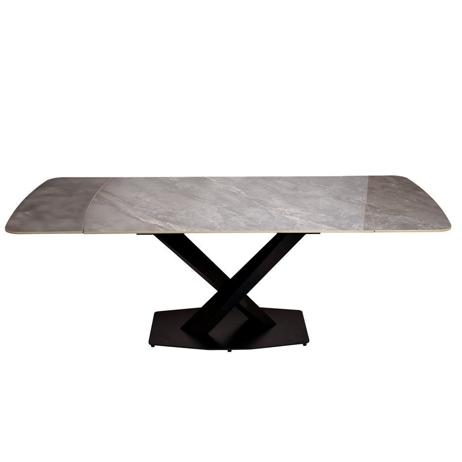Extendable dining table Vogue, 12mm ceramic top, 140-210x90cm H76cm