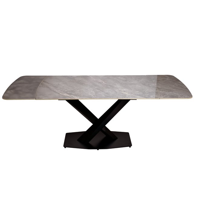 Extendable dining table Vogue, 12mm ceramic top, 140-210x90cm H76cm