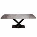 Extendable dining table Vogue, 12mm ceramic top, 140-210x90cm H76cm