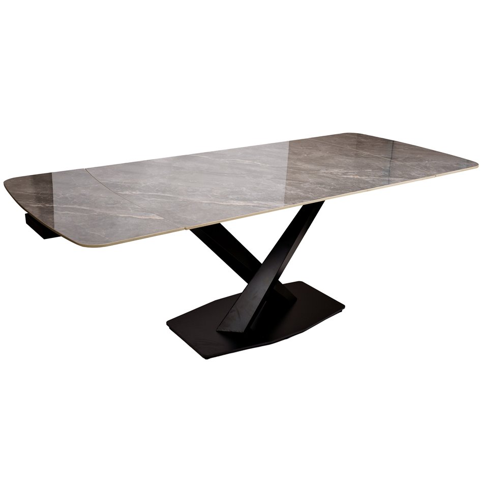 Extendable dining table Vogue, 12mm ceramic top, 140-210x90cm H76cm