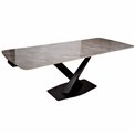 Extendable dining table Vogue, 12mm ceramic top, 140-210x90cm H76cm