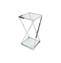 Lillepott seista Eisfeld M, hõbedane värv, 35x35x70cm