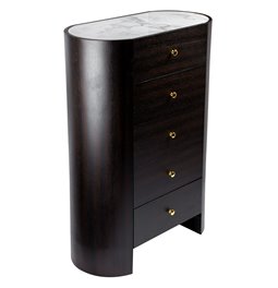 Комод Romanna TB, 12mm спеченный камень/MDF/дубовый шпон, H127x90x45cm