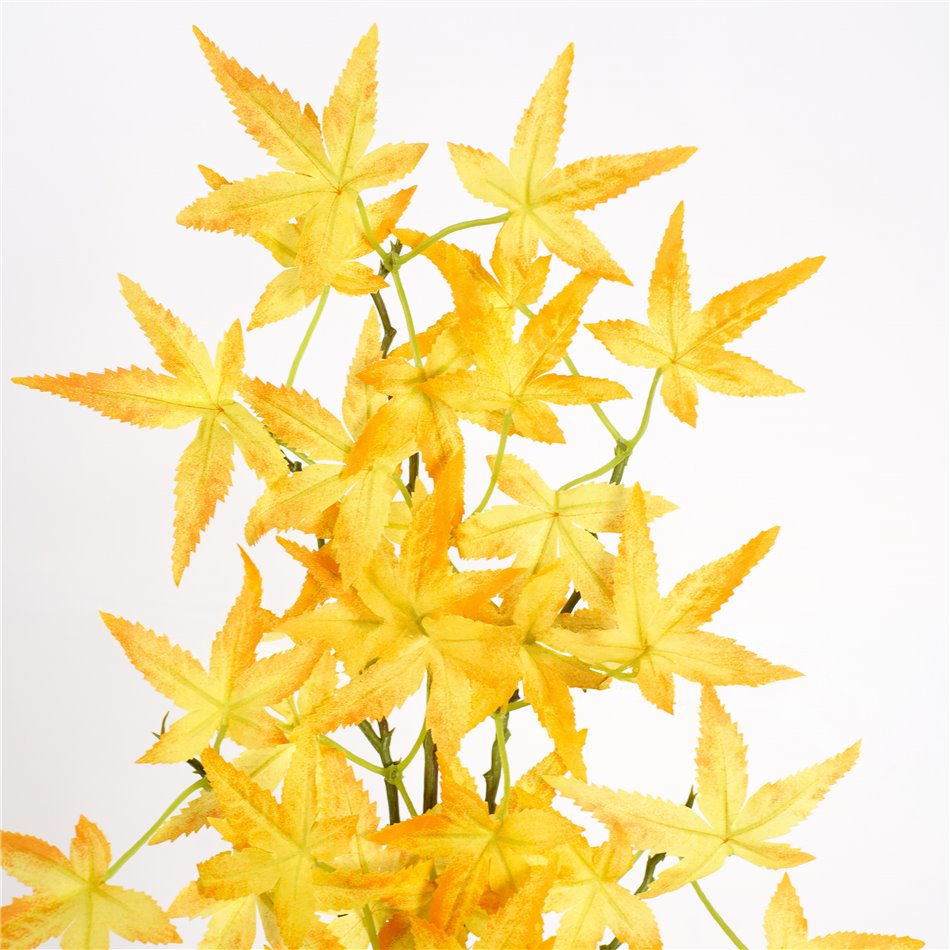 Декоративное растение Mountain Fire yellow, зеленый/желтый, H65cm