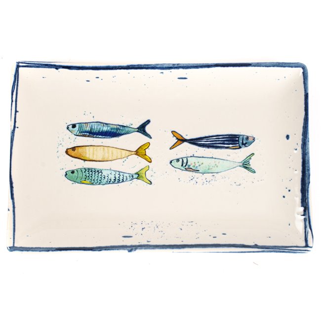 Обеденная тарелка Peixe Iberica, 20x13cm