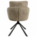 Dining chair Sabugo 4, taupe, rotatable 360 degrees, H90x59x64cm, seat height 48cm