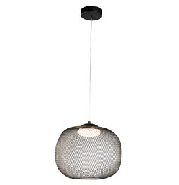 Подвесной светильник Mariolla, black, LEDx8W, 3000K, H40-130cm, D35cm