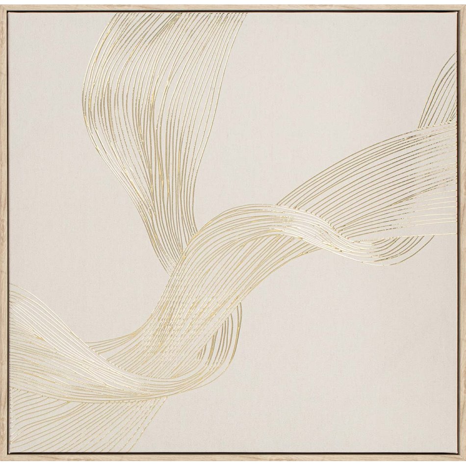 Lõuendimaal Golden Swir I, 60x60cm