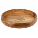 Деревянный поднос из акации BON APPETIT, H4.8cm, D36.5cm