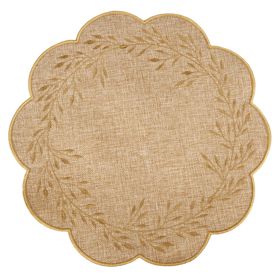 Placemat Paderno 2, brown, D38cm