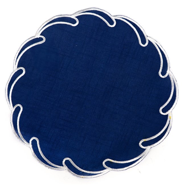 Placemat Palanga, blue, D38cm