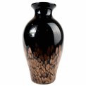 Ваза Dorn, стекло, черный/коричневый, H33cm, D17cm