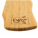Bamboo cutting board ORGANIC FOOD, 48x14cm H1.5cm