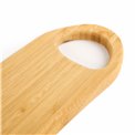 Bamboo cutting board ORGANIC FOOD, 48x14cm H1.5cm
