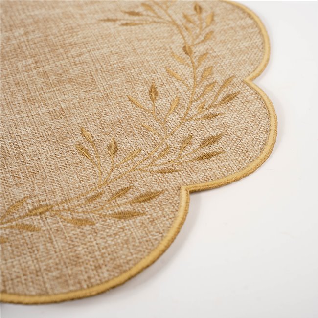 Placemat Paderno 2, brown, D38cm