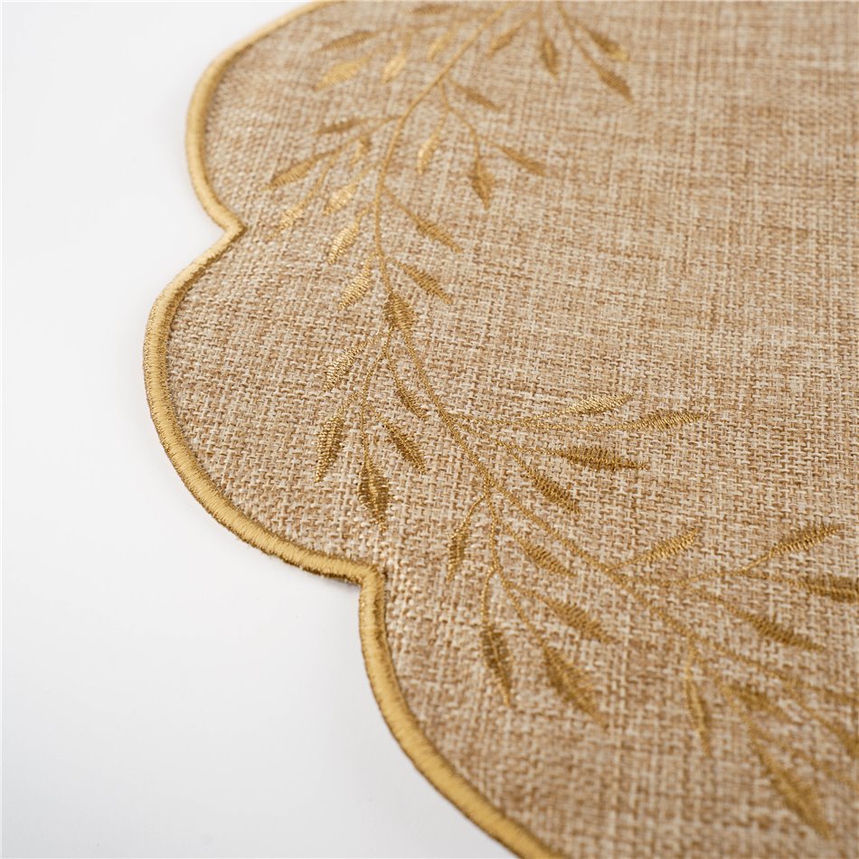 Placemat Paderno 2, brown, D38cm