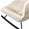 Rocking chair Amadeus YFM045-6-K, beige, H97x76x103cm, seat height 42cm