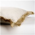 Decorative pillow Jumis, taupe, velvet, 50x50cm