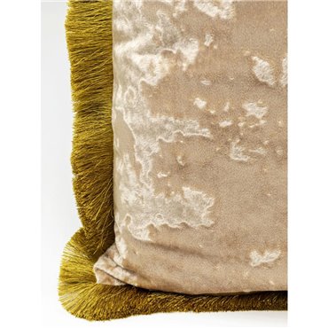 Декоративная подушка Cannes Powder, бежевый, бархатный, 45x45cm