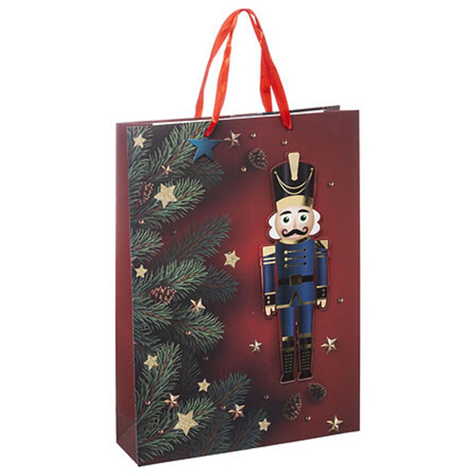 GIFT BAG NUTCRACKER Large, H45,5x33x10,2cm