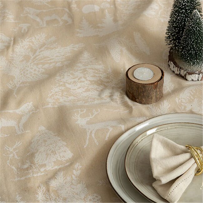 Скатерть Animal, бежевый, 140x240cm