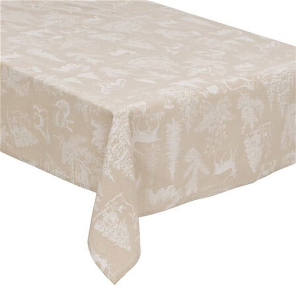 Tablecloth Animal, beige,140x360cm