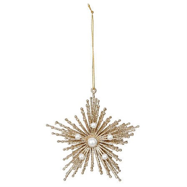 Christmas decoration plast Star galaxy straw, H12x2x12cm