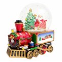 Снежный шар Christmas scene train, H15x16x11cm