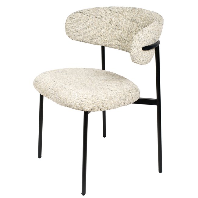 Обеденный стул Landsem 1038-3, бежево-серый, H78x58x54.5cm, высота сиденья 48.5cm