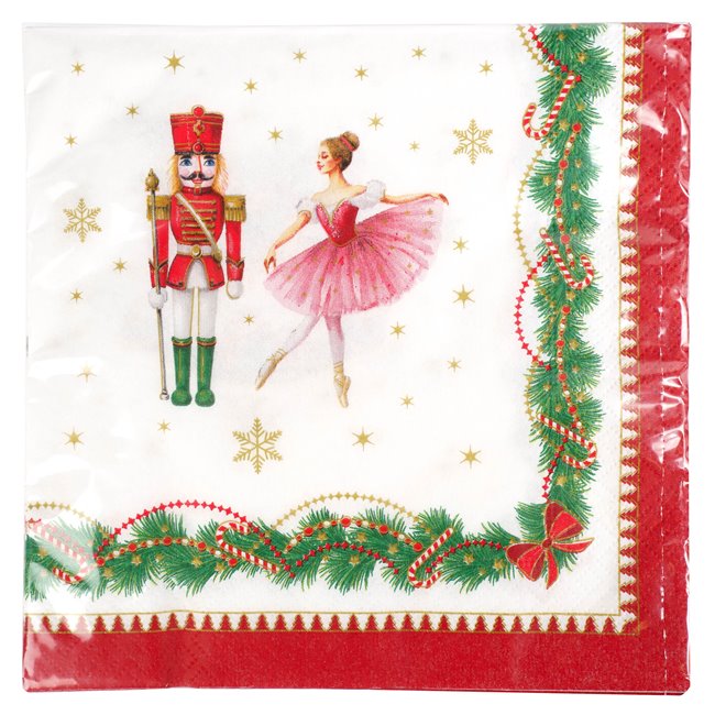 Pabersalvrätikud MAGIE DE NOEL, 20 tk, 33x33cm