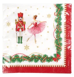 Pabersalvrätikud MAGIE DE NOEL, 20 tk, 33x33cm