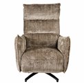 Electric recliner Amandy cremona-24 K, 2 motors, brown, rotatable 360 degrees, H74-110x76x90-158cm, seat height 40-51cm