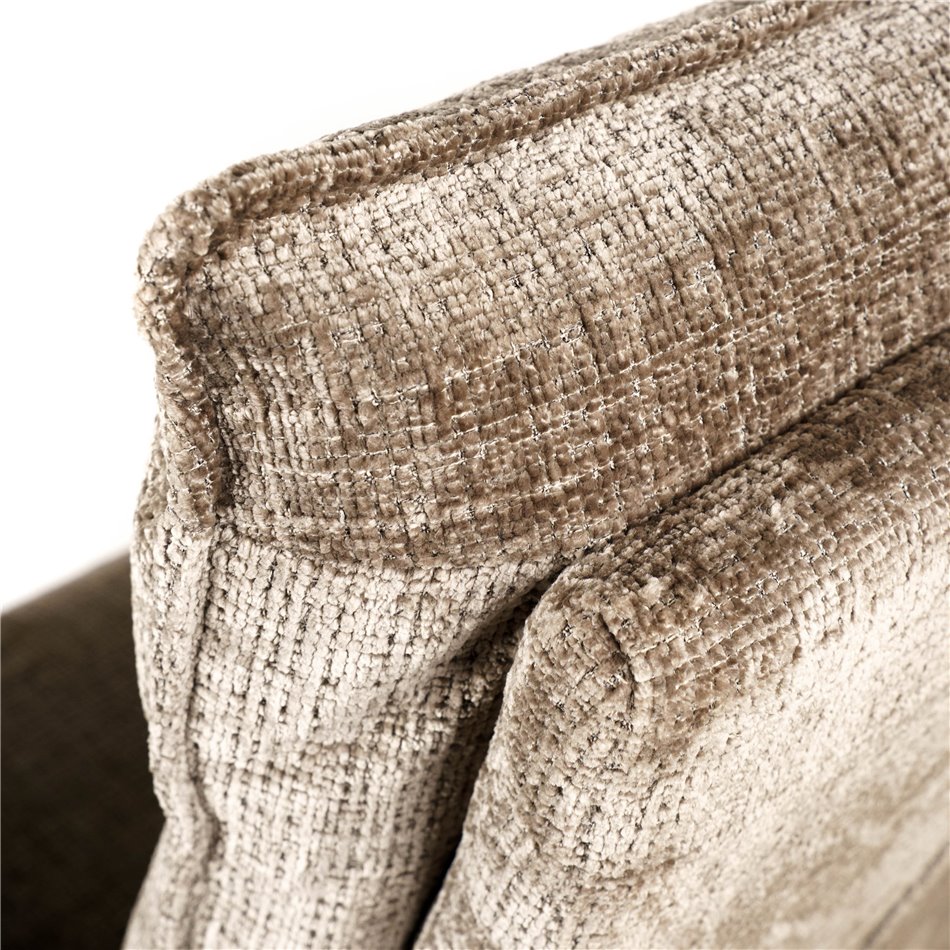 Electric recliner Amandy cremona-24 K, 2 motors, brown, rotatable 360 degrees, H74-110x76x90-158cm, seat height 40-51cm