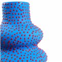 Vaas Blue, keraamika, sinine/punane, H32x19.3x19.3cm