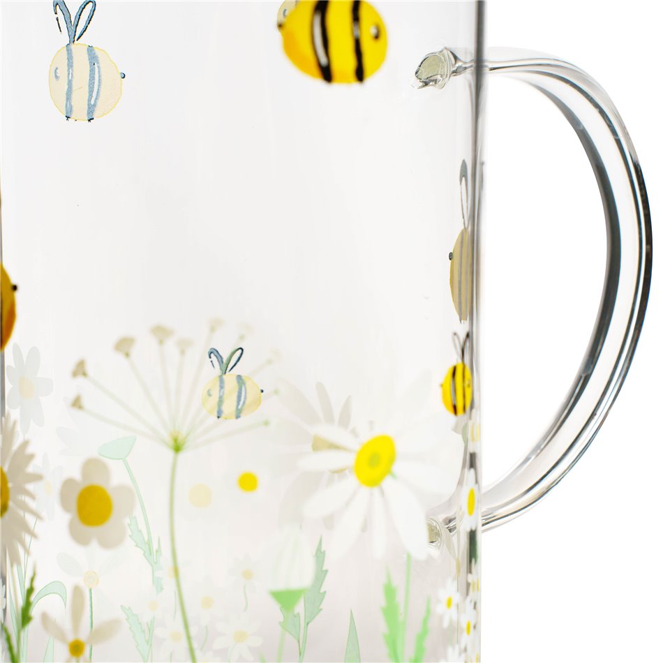 Pitcher Honey, glass, 1500ml, H23x17x10cm