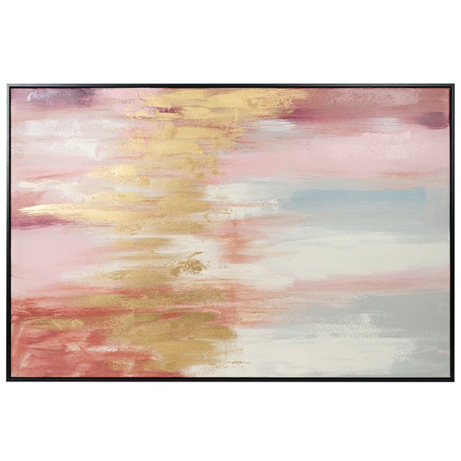 Canva Abstract gold accenteo, 80x120x4cm