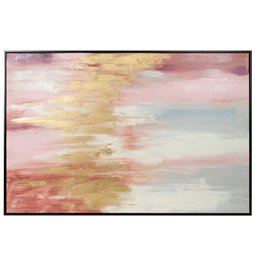 Canva Abstract gold accenteo, 80x120x4cm