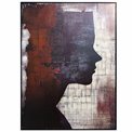 Canva Lady in black I, 90x120x4cm