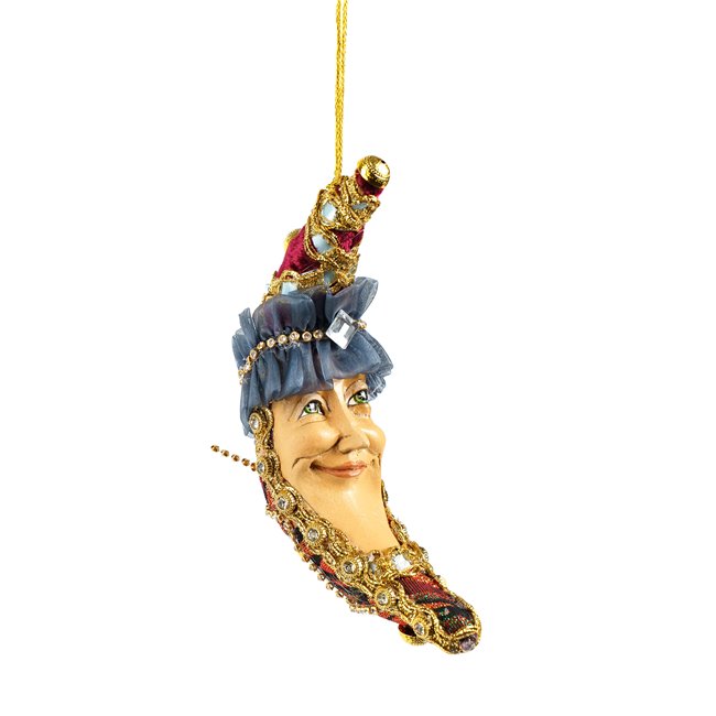 Christmas decor Wizard moon, burgundy