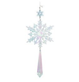 Christmas decor Snowflake rainbow, 24cm