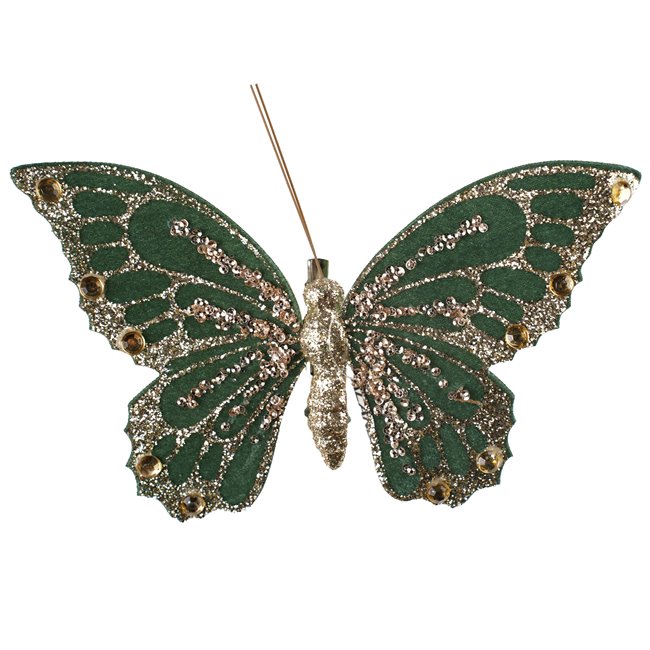 Christmas decor Butterfly 5, 20x13x3cm 