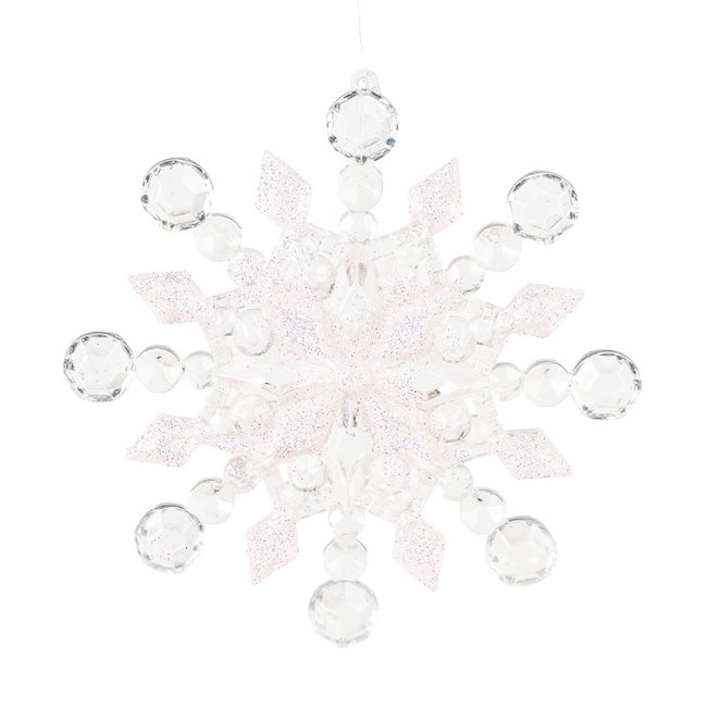 Christmas decor Snowflake, 13cm