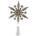 X-mas tree TREE TOP SNOWFLAKE, H23x14x3cm