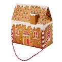 BOX BAG XMAS GINGERBREAD, H25x12x25cm