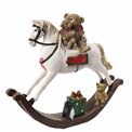 Рождественский декор Rocking horse, H17x21x4cm