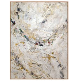 Canva Abstract gold accenteo, 90x120x4cm