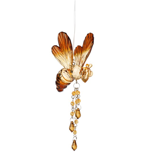X-mas decor BEE WITH TASSEL, 14.5 cm 