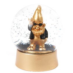 Снежный шар Rock Gold, H12cm, D9cm