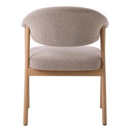 Обеденный стул ELK CHAIR SAND, дуб, песочный/дубовый цвет, H81x63x63cm, высота сиденья 48.5cm