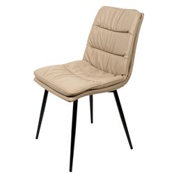 Обеденный стул Tirro 20753 cappuccino, цвет капучино, H84.5x62.5x47.5cm, высота сиденья 49.5cm